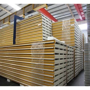 150mm blast freezing cold room pu sandwich panel for chiller room