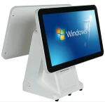 15.6 Inch Double or Single Screen POS Printer Touch Screen Windows Pos System With Printer for Restaurant Retail Capacitive