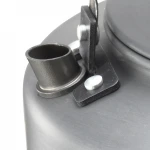 1.5L Portable Camping Pot Ultra Light Outdoor Hiking Camping Water Kettle Camping Titanium Water Kettle With Filter With Handle
