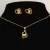 Import 18k gold heart jewelry fashion bridal jewelry sets from China