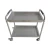 Import 2 Tier Dinging Cart Serving Trolley Food  Stainless Steel Service Cart With Wheels from China