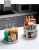 Import 2 Tier Lazy Susan Turntable Kitchen rack Plastic Clear Organization Storage Container Bin Condiments for Cabinet Pantry from China