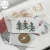Import 20 pcs/pack 4 Designs Crane Nature Notes Clover Stickers Transparent PET Material Flowers Leaves Plants Deco Stickers JIUMO from China