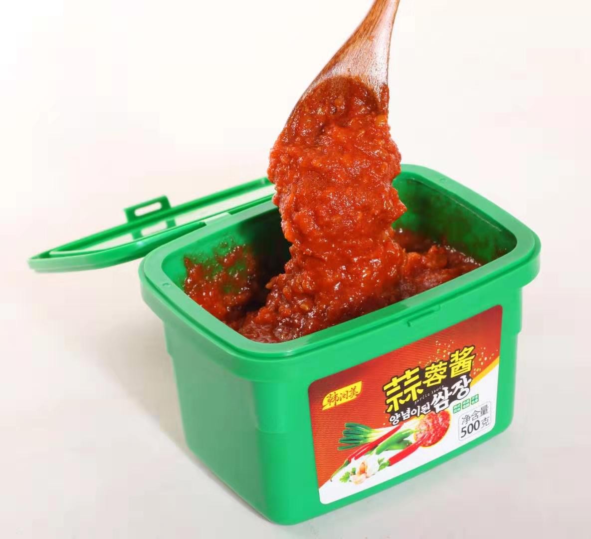 200g plastic box packaging garlic sauce product barbecue sauce