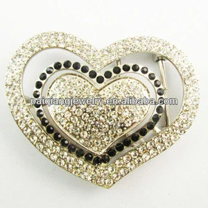 2013 Decorative heart shaped lady accessories buckle shoes