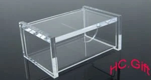 2015 newest clear/plexiglass customised acrylic small boxes with lid