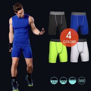 2016 New Style Men Cheap Sexy Cycling Wear Shorts Male Compression Tights Shorts