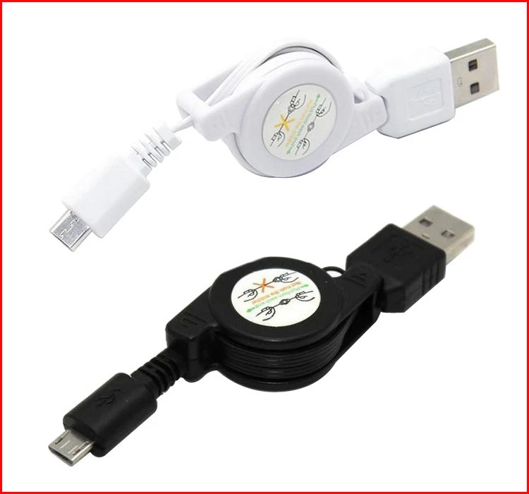 2017 Phone Accessories For Samsung S7 S6 Edge Android Phone Used Micro USB Charging Retractable Cable