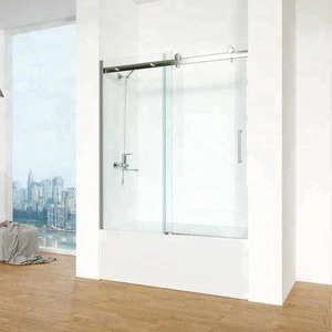 2018 Top-rated 10mm Tempered Glass Bath Tub Shower Door for Sale