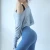 Import 2019 Fashion Girl Streetwear Womens Top Activewear Sweatshirt Casual Sports Yoga T Shirt from China