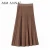 Import 2019  New Winter  Women Clothing  Pleated Retro Classic Literary style Long lady skirt from China