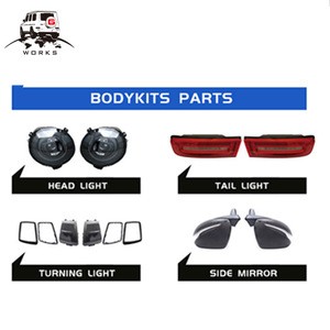 2019y Plastic material G class W463 G63 G500 G350 bumper fender lights UPGRADE to w464 W463A G63 old to new car body kits parts