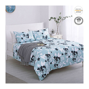 2020 Hot Sale Luxury 100% Polyester Custom Print 3D King Size Microfiber Bedding Quilt Cover Set