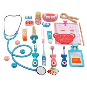 2020 latest best seller wooden dentist kids play house pretend doctor toy play set