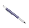 2020 multi function 6 in 1 tool pen with ruler level Two-Head Screwdriver stylus ball pen