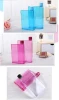 2020 New Arrival Custom Logo A5 Memo flat bottle A6 Portable notebook water bottle for travelling