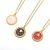 Import 2020 Stylish Gold Trendy Necklace,Enamel Star Heart Pendant Necklaces Jewelry from China
