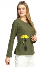 2020 Super September Sale Buy Summer Cotton Top Women Blouse Shirt Dress Cotton Summer Tops and Blouses