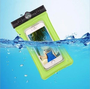 2020 Swimming Waterproof phone case Floating with compass Dry Bag Portable Phone Accessories to 6.0 inch for beach