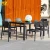 Import 2020 wicker garden 6 chair dining aluminum patio dining outdoor dining table set from China