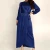 Import 2021 Abaya Arabic Muslim Silk Dresses in Dubai Islamic Clothing For Women Turkish Fashion Satin Dress from China