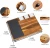 Import 2021 Charcuterie Board Set 19-Piece Cheese Board and Knife Set Wedding & Holiday Gift Platter Acacia Wood & Slate Serving Tray from China