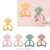 2021 Hot Sale Safe washable Durable Eco-friendly baby teether silicone