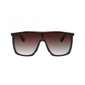 2021 new trendy UV400 polarized oversized square  women men shield sunglasses