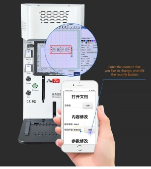 2021 Newest Mini Automatic For iPhone 8 X 11 12 Promax Repair Broken Back Glass Removal Laser Cutting Machine