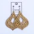 Import 2021new earrings trend Set  Drop Palm pattern Afrocentric Geometric Wood Earring Jewelry from China