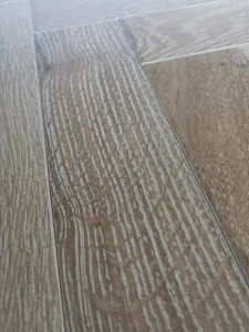 20/6*70*350 mm Oak Engineered herringbone wood flooring, ABCD grade, whitewash,brushed,UV lacquered