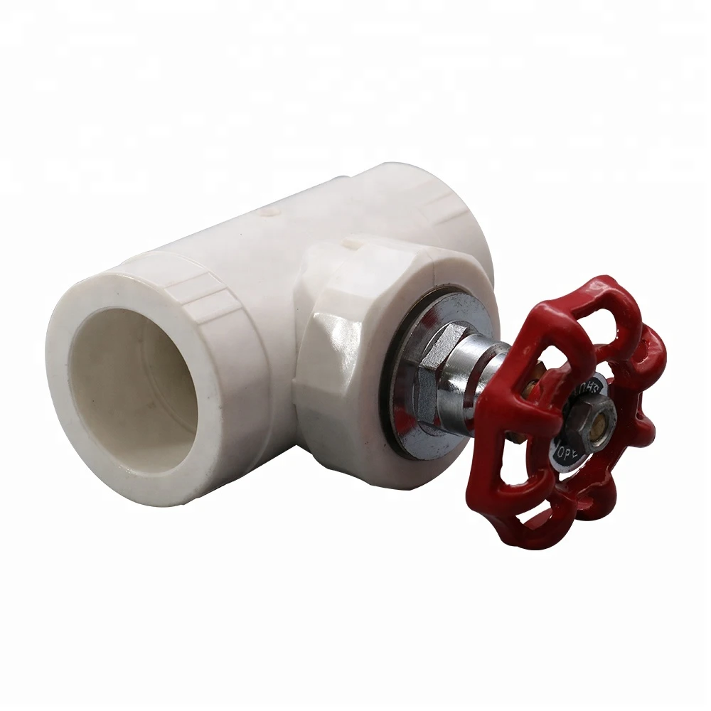 20mm Water Cost Price Best Plastic Fitting ppr valve water pipe  Pipe Fittings Ppr Gate Valve
