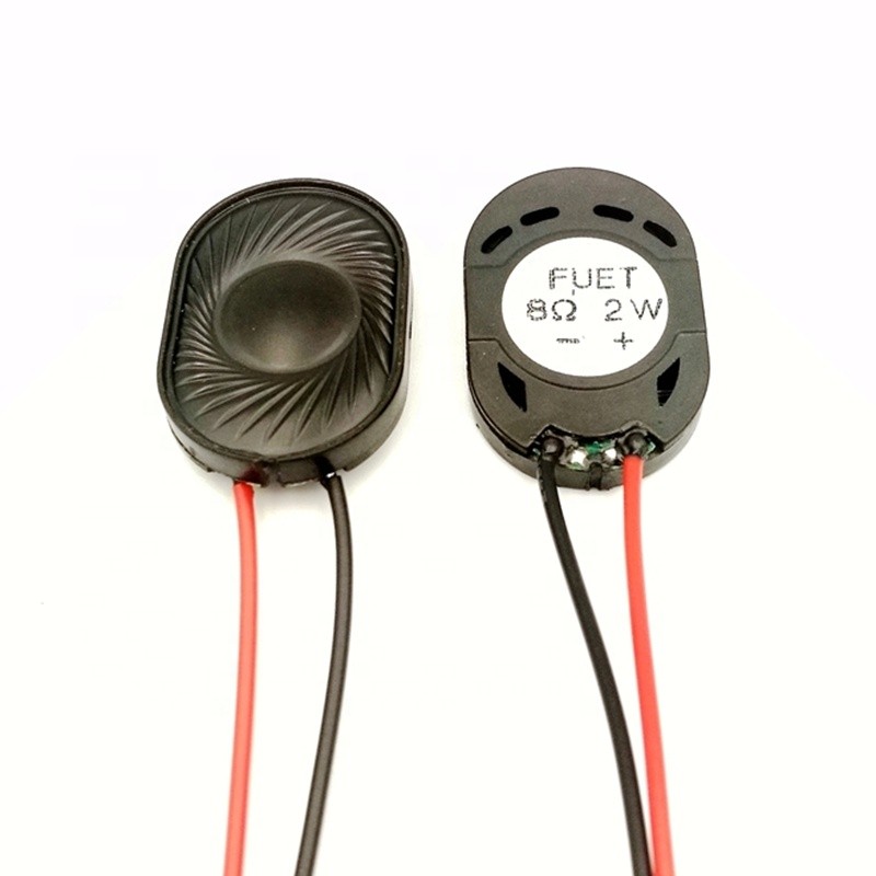 20MM*30MM 8 ohm 2 watt Oval Speaker with Cable