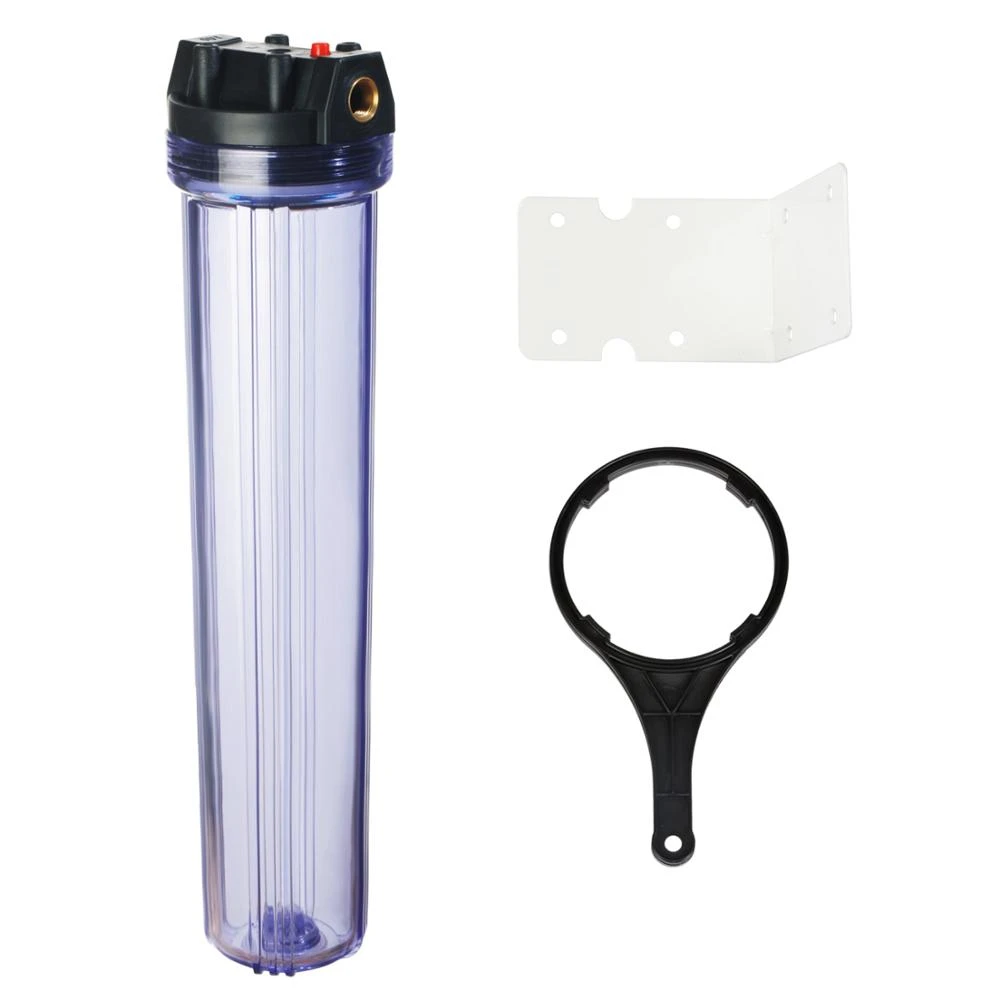 20plastic bottle Big Blue wholesale filter transparent housing water filter cartridge