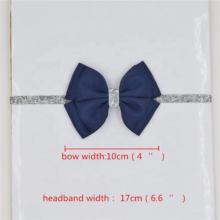 22 Color New Baby Hair Bow Flower Headband Ribbon Hair Band Handmade For Newborn Toddler