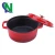 Import 24cm hotsale enamel cooking pot red cast iron casserole from China