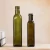 Import 250ml Square bottle Quadra Antique Green olive oil glass bottle from China