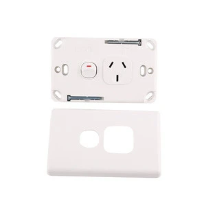 250V 15A Domestic Wall Switches and Power outlet Single