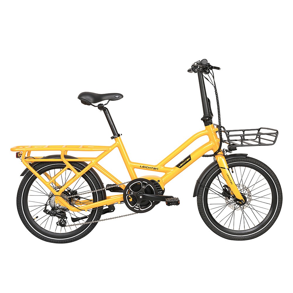 250W Colorful 20inch Electric Cargo Bike Bestelectric Moped Sepeda Listrik Bicycle for Sale E-Bike for Goods OEM
