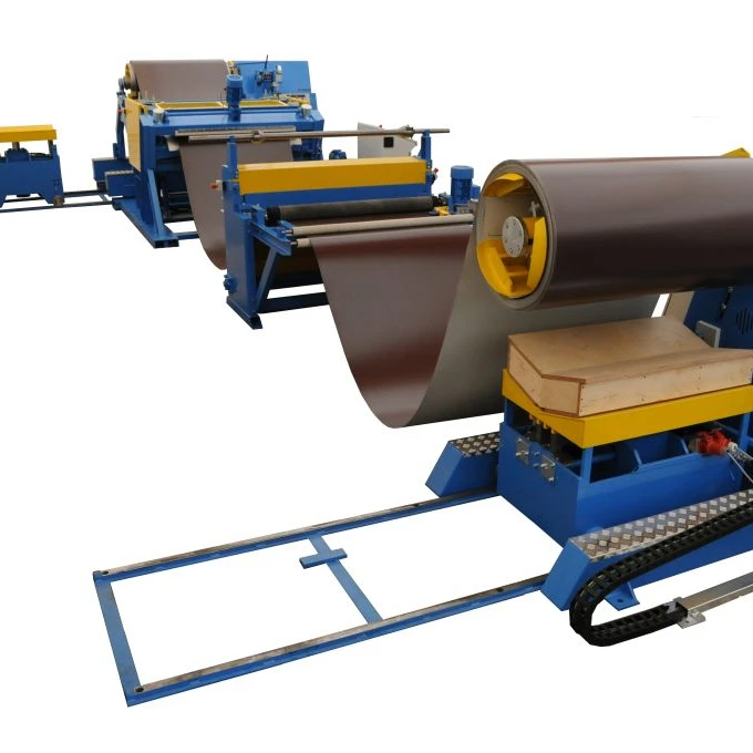 2mm slitting cutting machine line with recoiler