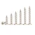 Import 304 stainless steel M1.7*10mm Silver self tapping Metal Screws from China
