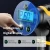 Import 3.5BAR Electric Portable Car Bicycle Pump Air Compressor with LCD Display DC 12V Automobile professional repair tools from China