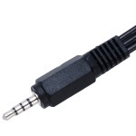 3.5mm to 3RCA Female Audio Cable AV composite line  1-in-3 red yellow white color Stereo cable TV set top box video cable
