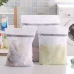 3pcs Zipped Laundry Mesh Bags Delicate Washing Easy Lingerie Laundry Bags Bra Clothes Wash