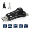 4 in 1 Universal High Speed SD TF Card Reader Y Shape USB Flash Drive Smart Card Reader