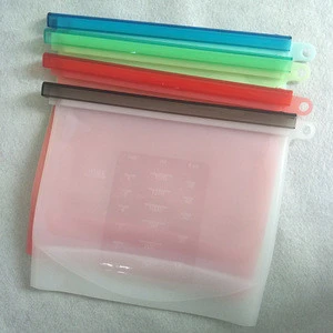 4 Packs Reusable Silicone Food Storage Preservation Bags