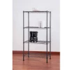 4-Tier Wire Shelving 4 Shelves Unit Metal Storage Rack Durable Organizers Perfect for Pantry Closet Kitchen Laundry Organization