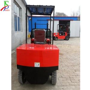 4000W electric forklift freight station fork accumulator operate logistics transportation equipment