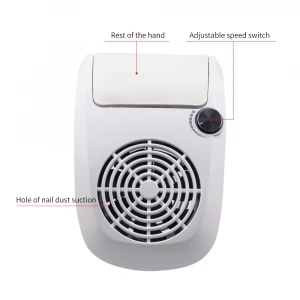 40W Nail Dust Collector Fan Vacuum Cleaner Manicure Machine Tools with Filter Strong