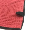 40x40cm waffle weave microfiber cloth microfiber cleaning cloth car polishing microfibra cloth